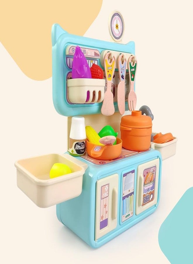 NHR Dream My Home Kitchen Set, Kitchen Set for Kids Girls Big Cooking Set | Kitchen Set | Cooking Pretend Play Set | Kitchen Toys | Girls Toys | Realistic Cooking Action (3+ Years) - Image 1